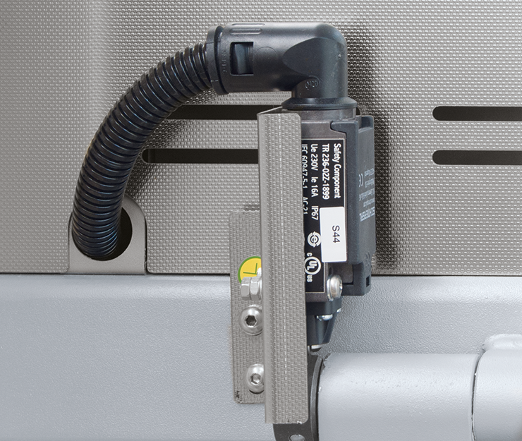 Horno Nabertherm fusing desconexión al abrir la campana