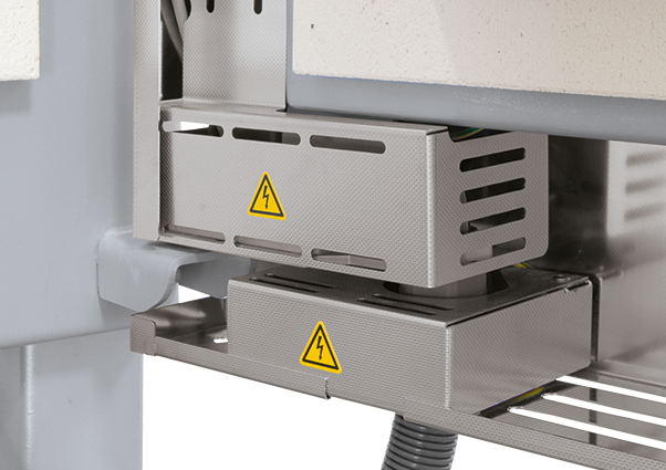 Horno Nabertherm - Interruptor de protección en la puerta