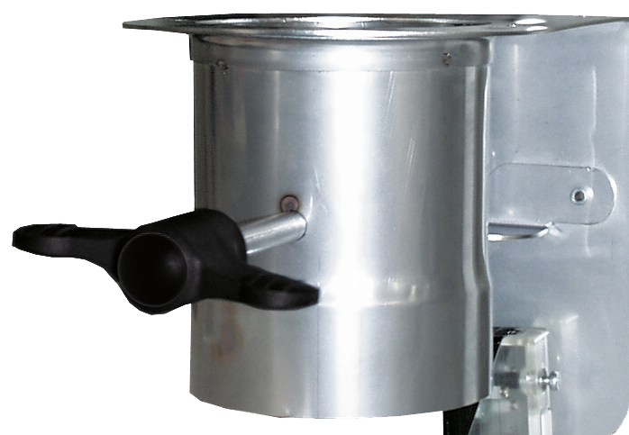 Horno Nabertherm - válvula motorizada de entrada de aire